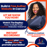 Webinar Replay: How To Build A Free Author Website In Canva (Instant Recording)
