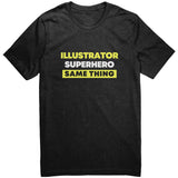Superhero Illustrator Tee