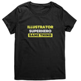 Superhero Illustrator Tee
