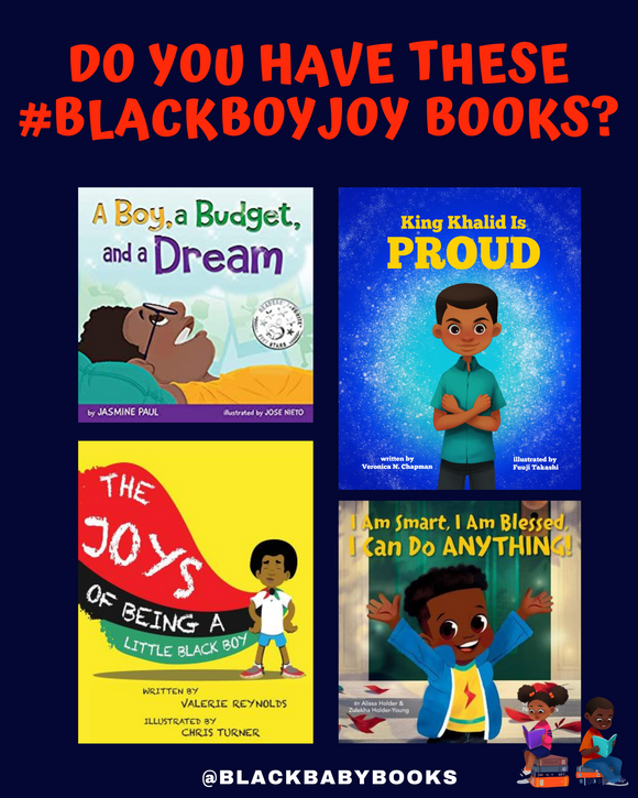 Here are some #BlackBoyJoy books!