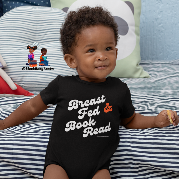 Breast Fed Book Baby Onesie