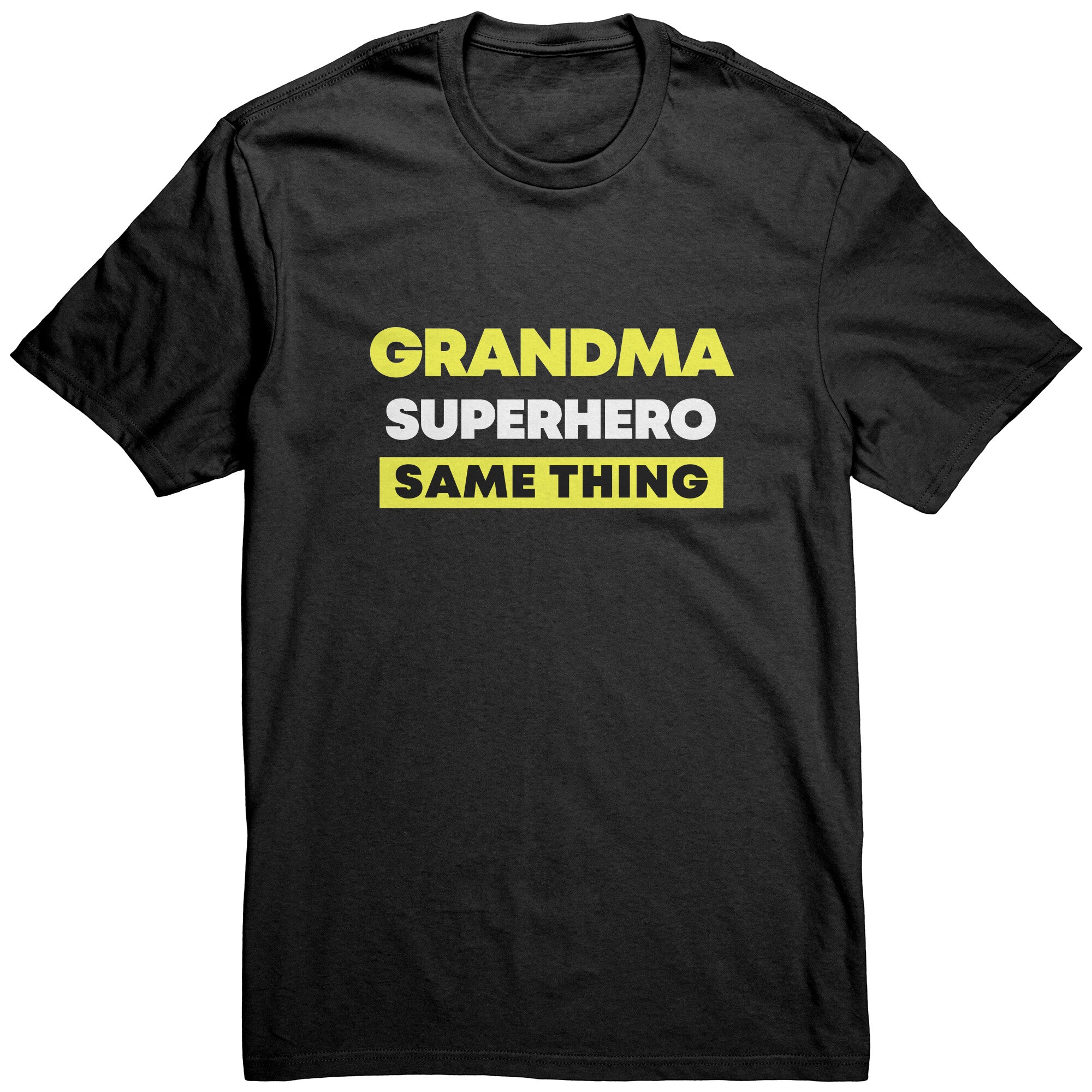 Superhero Grandma Tee Black Baby Books LLC